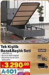 TEK KİŞİLİK BAZA BAŞLIK SETİ